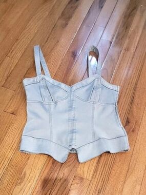 BCBG Denim Corset Camisole